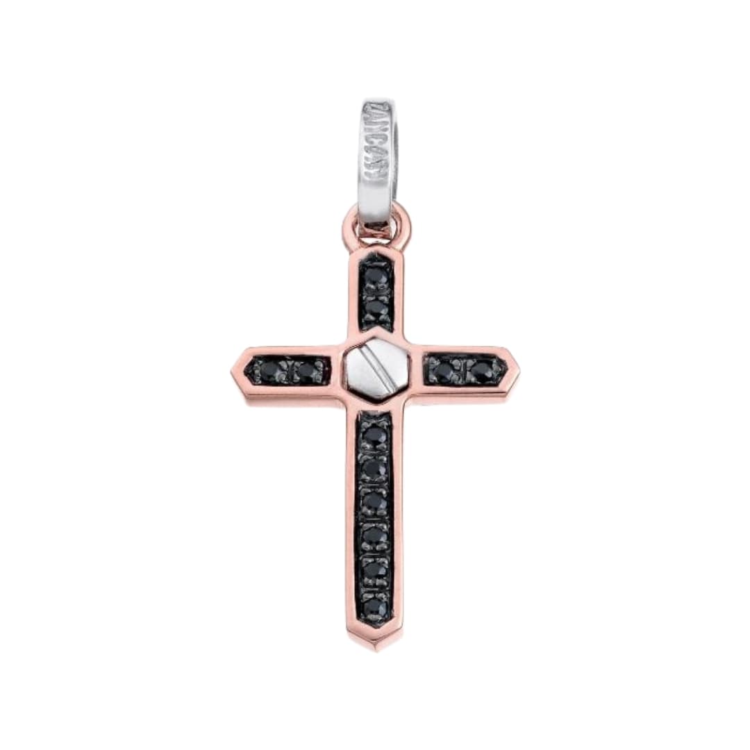 ZANCAN Black Magic Soft arany kereszt medál – 1. kép