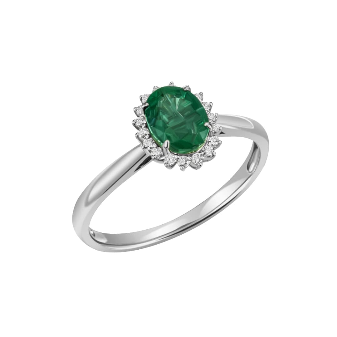 FRANK TRAUTZ Emerald női gyűrű – 1. kép