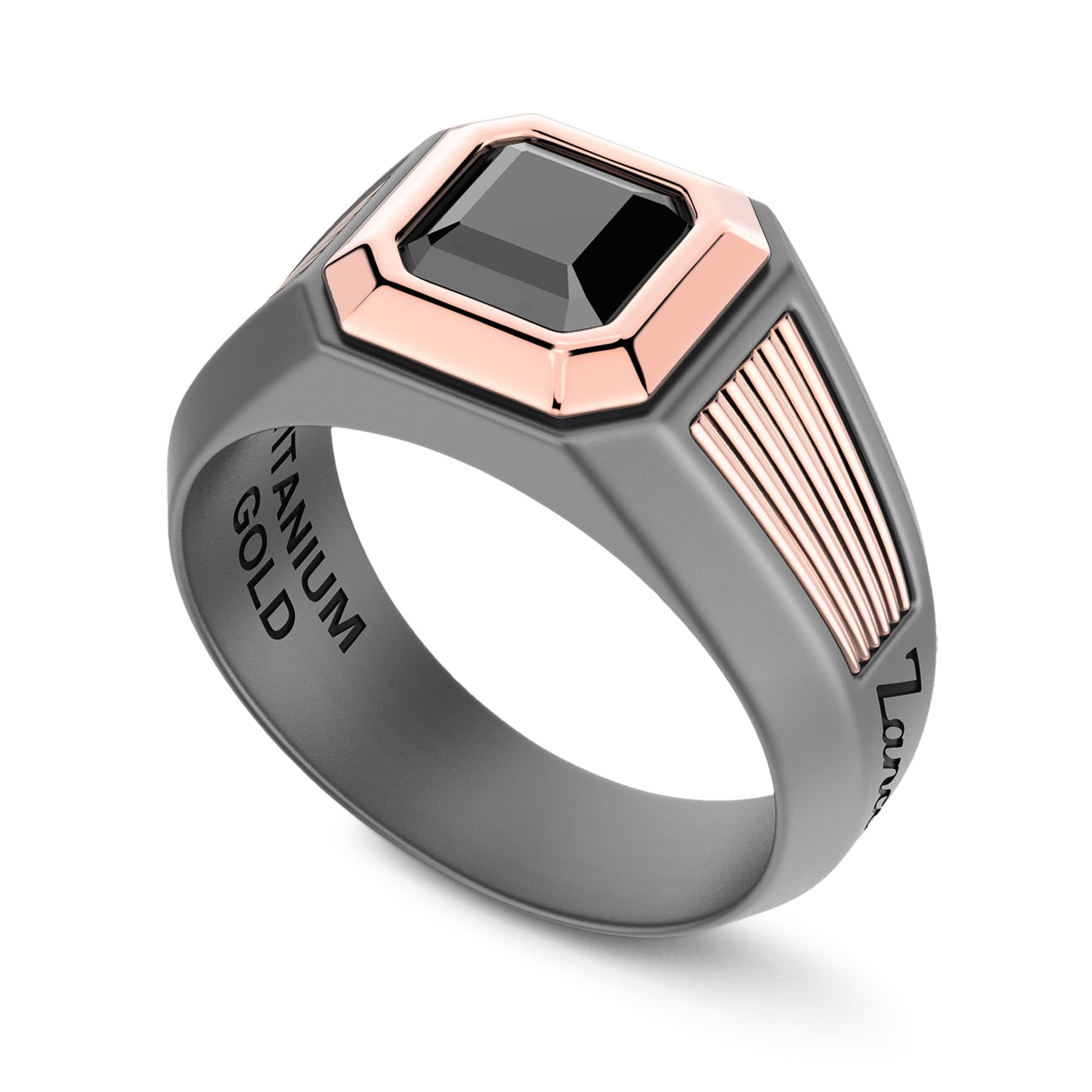 ZANCAN Eternity Titanium férfi gyűrű