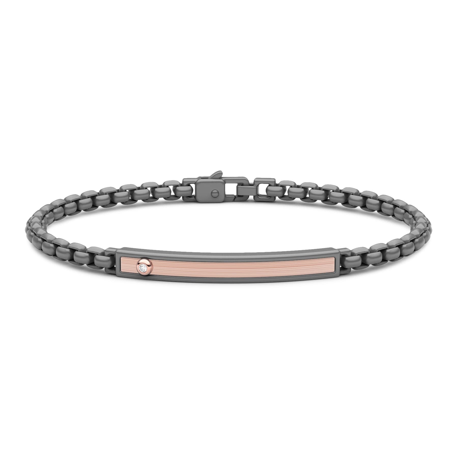 ZANCAN Eternity Titanium férfi karlánc