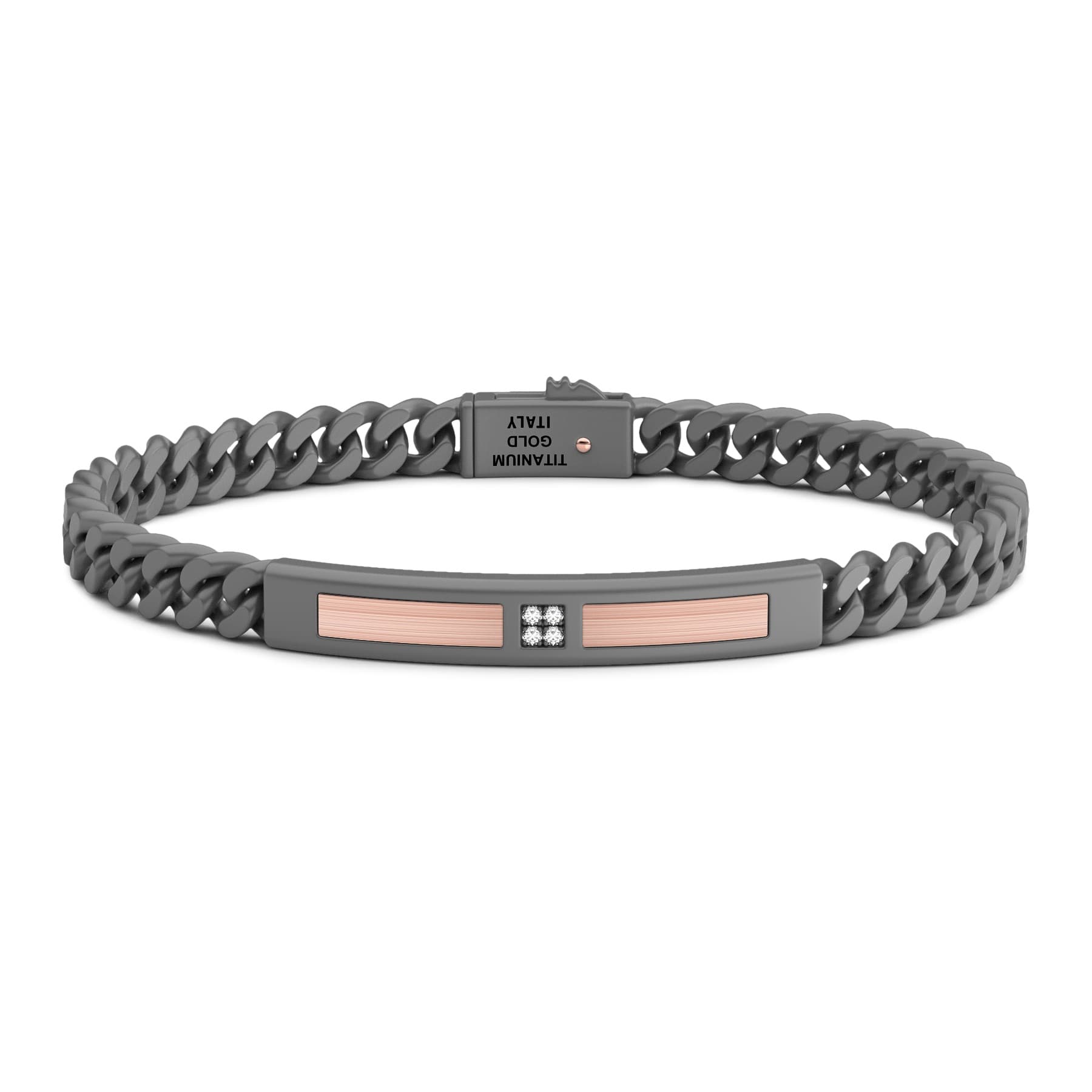 ZANCAN Eternity Titanium férfi karlánc