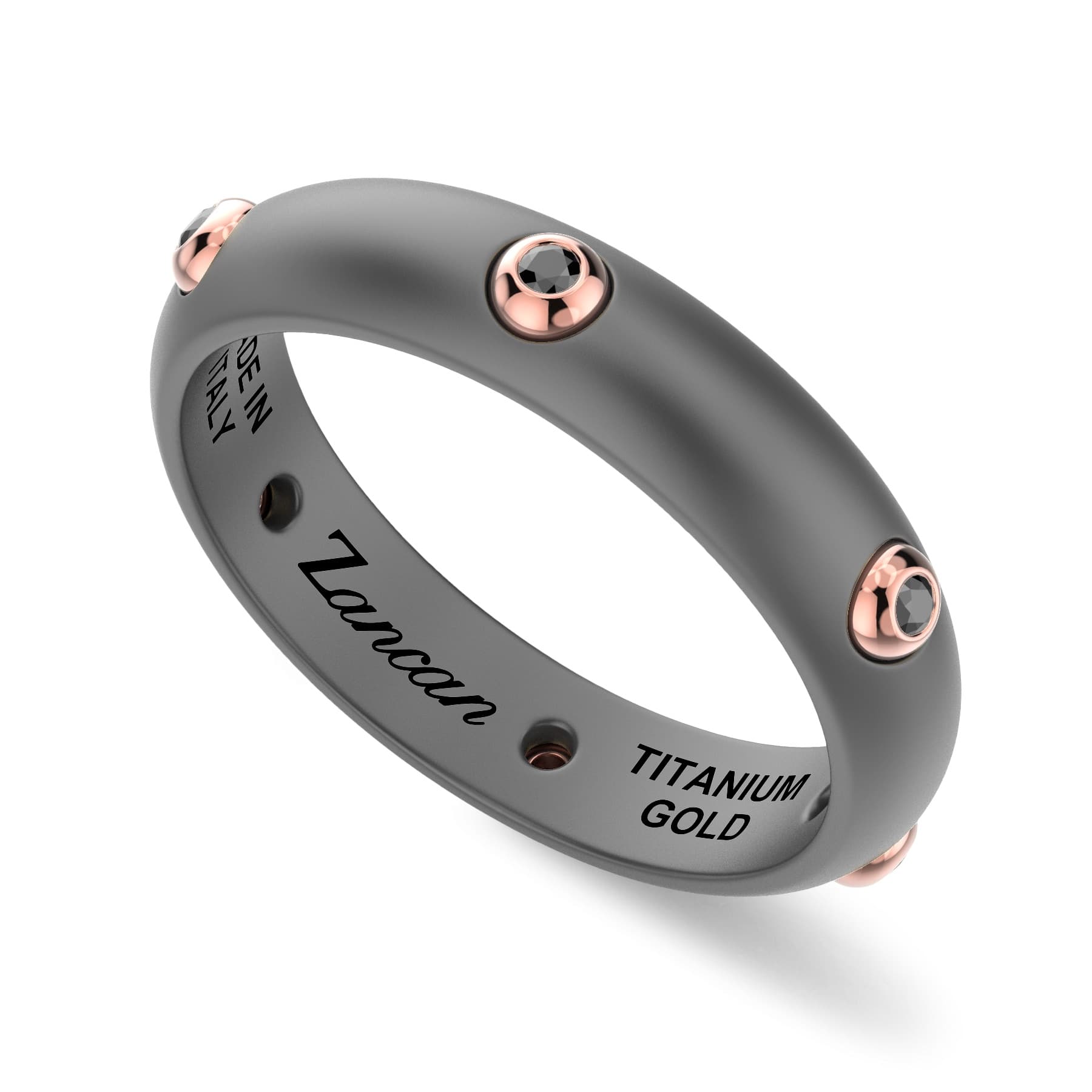 ZANCAN Eternity Titanium férfi gyűrű