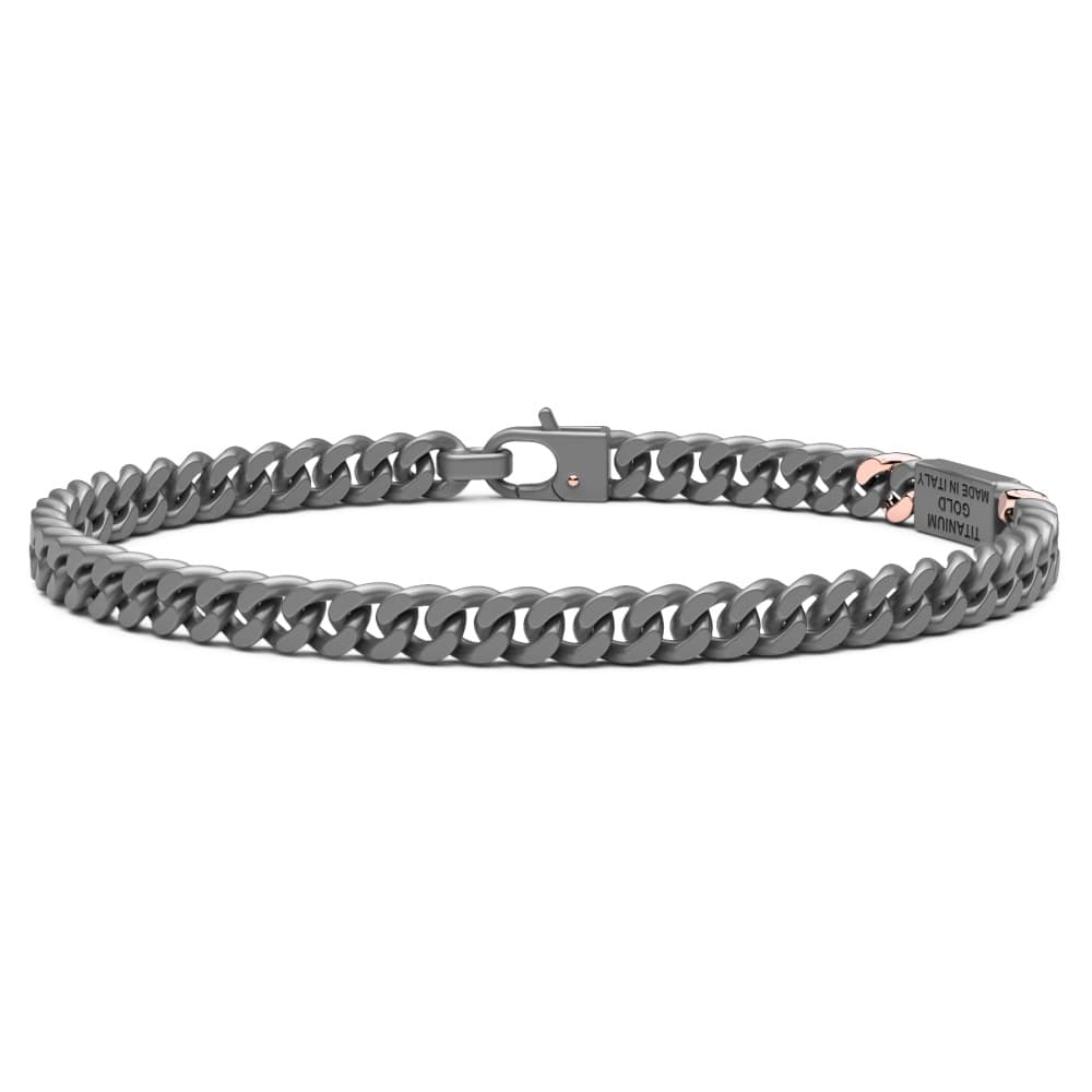 ZANCAN Eternity Titanium férfi karlánc