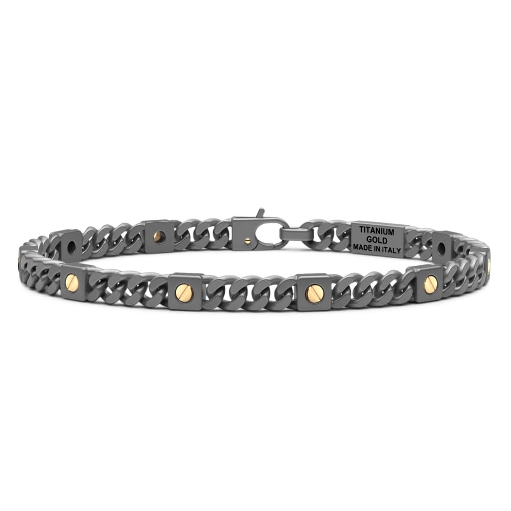 ZANCAN Eternity Titanium férfi karlánc