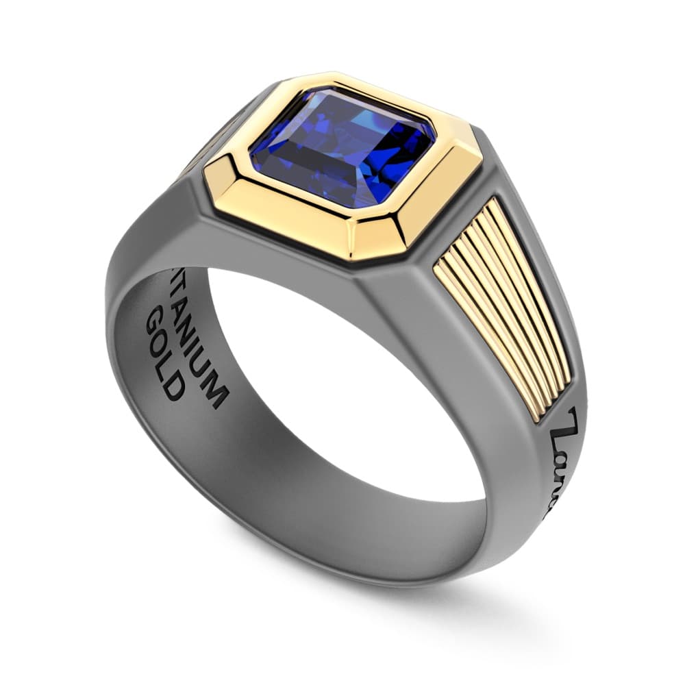 ZANCAN Eternity Titanium férfi gyűrű