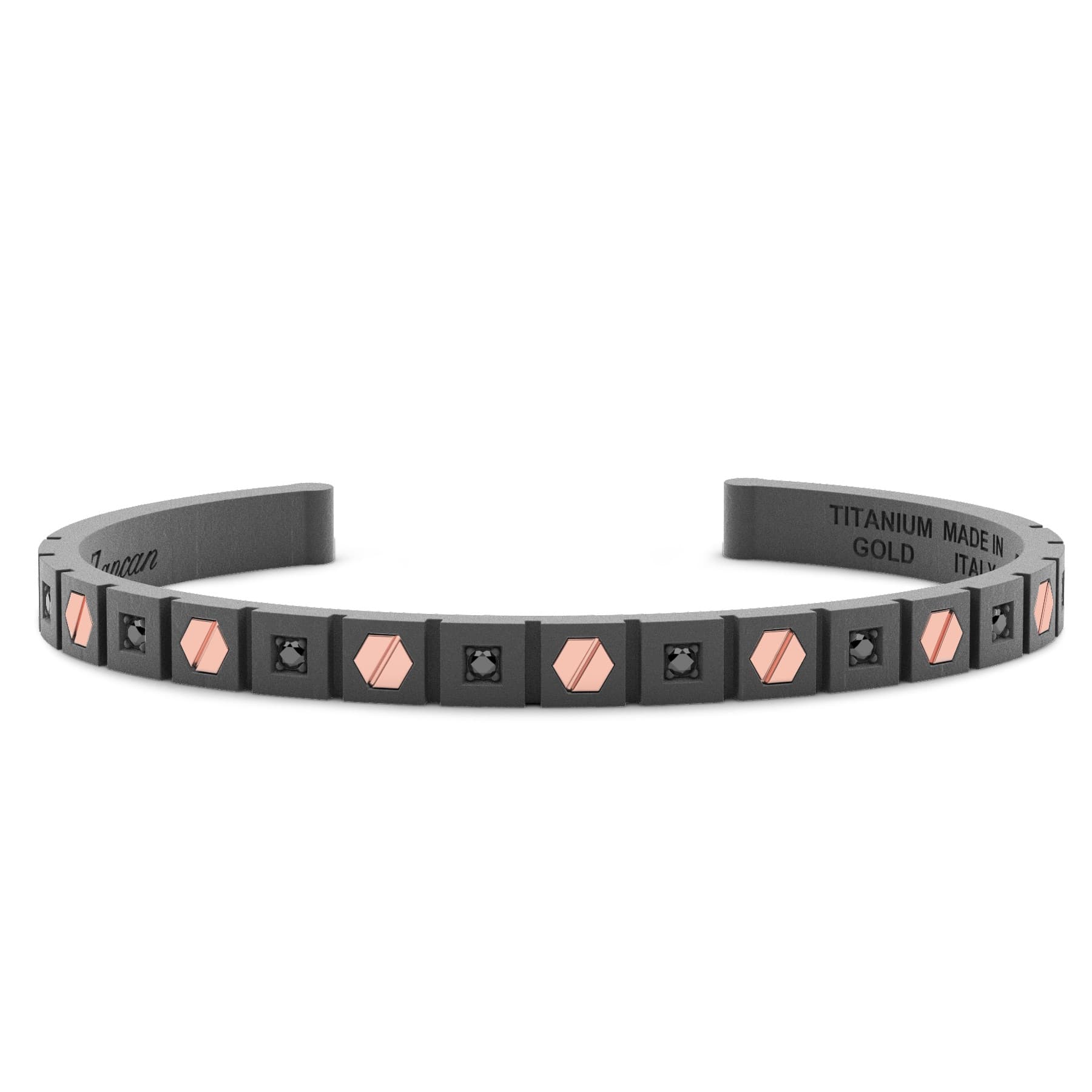 ZANCAN Eternity Titanium férfi karperec